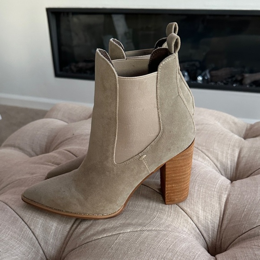 Elegant Taupe Ankle Booties